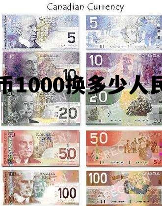 加币1000换多少人民币 10000加币可以换多少美元