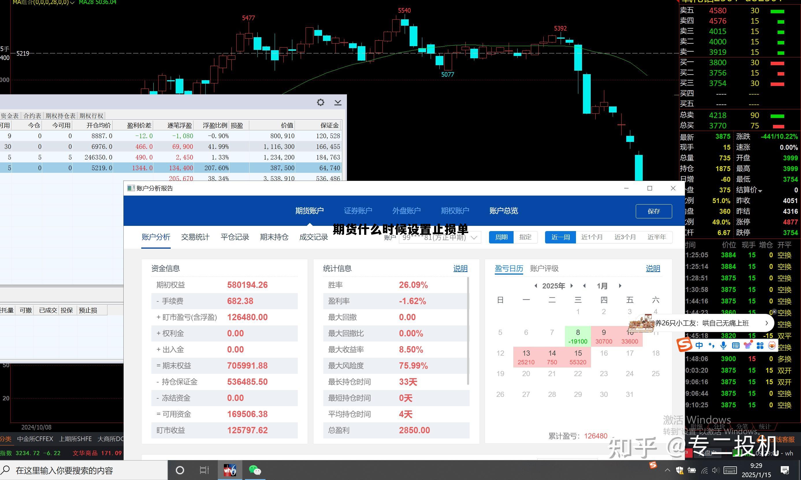 期货什么时候设置止损单 期货设定的止损会自动成交吗