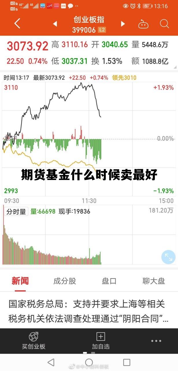 期货基金什么时候卖最好 期货基金什么时候卖最好赚钱