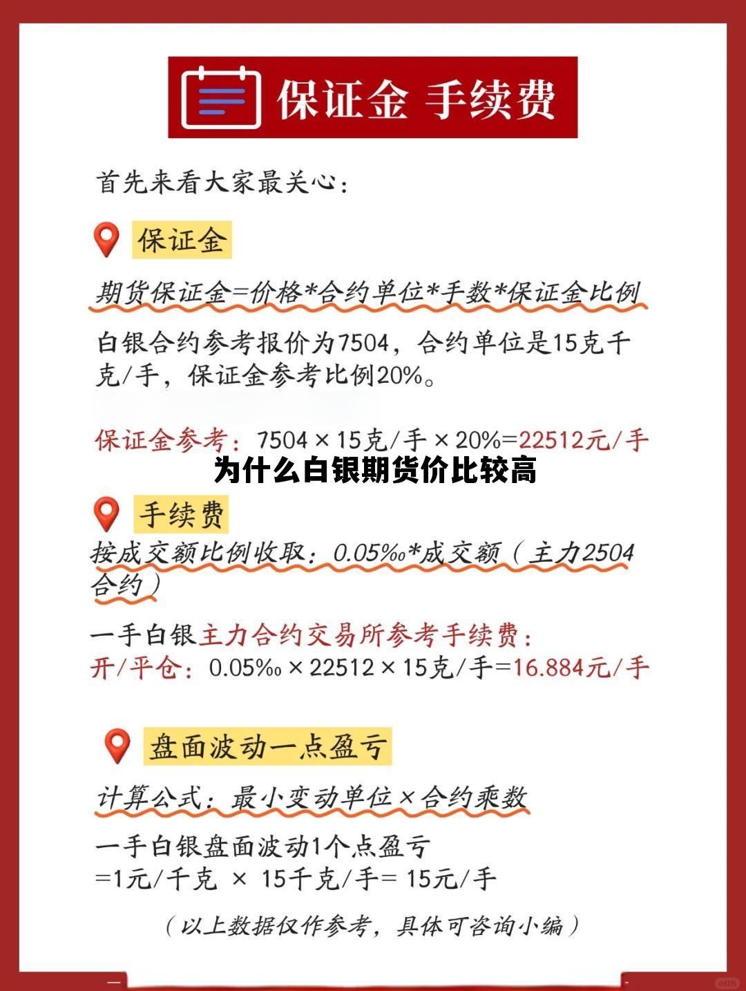 为什么白银期货价比较高 白银期货为什么跌得这么厉害 为什么白银期货价比较高 白银期货为什么跌得这么厉害