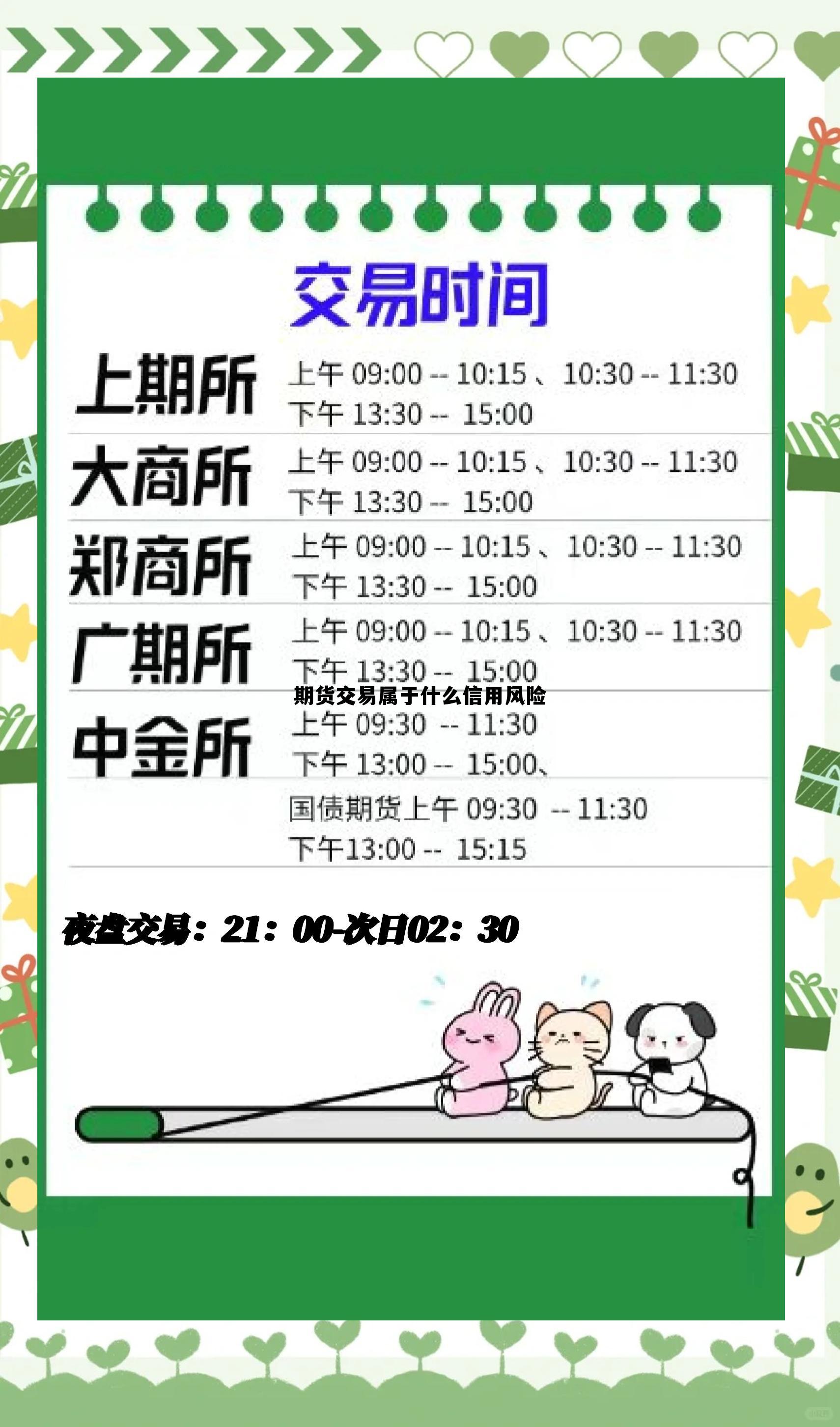 期货交易属于什么信用风险 期货交易属于什么信用风险类型