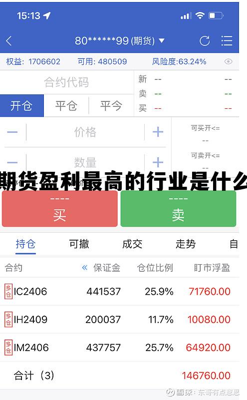 期货盈利最高的行业是什么 期货盈利最高的行业是什么行业