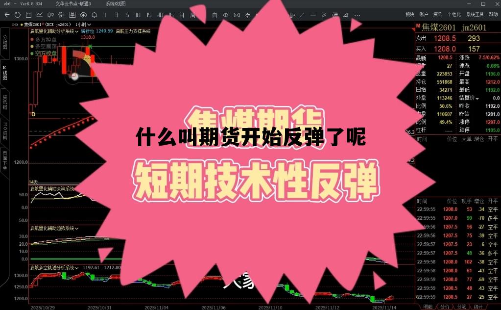 什么叫期货开始反弹了呢 期货做反了有什么办法补救